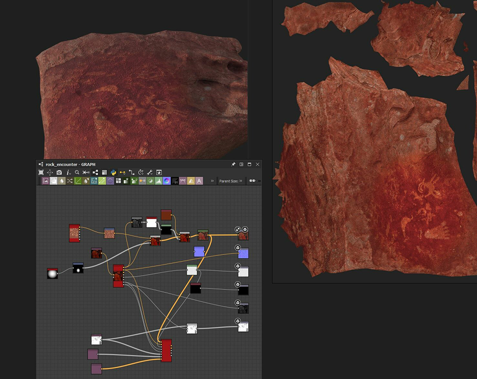 Petroglyohs in Substance
